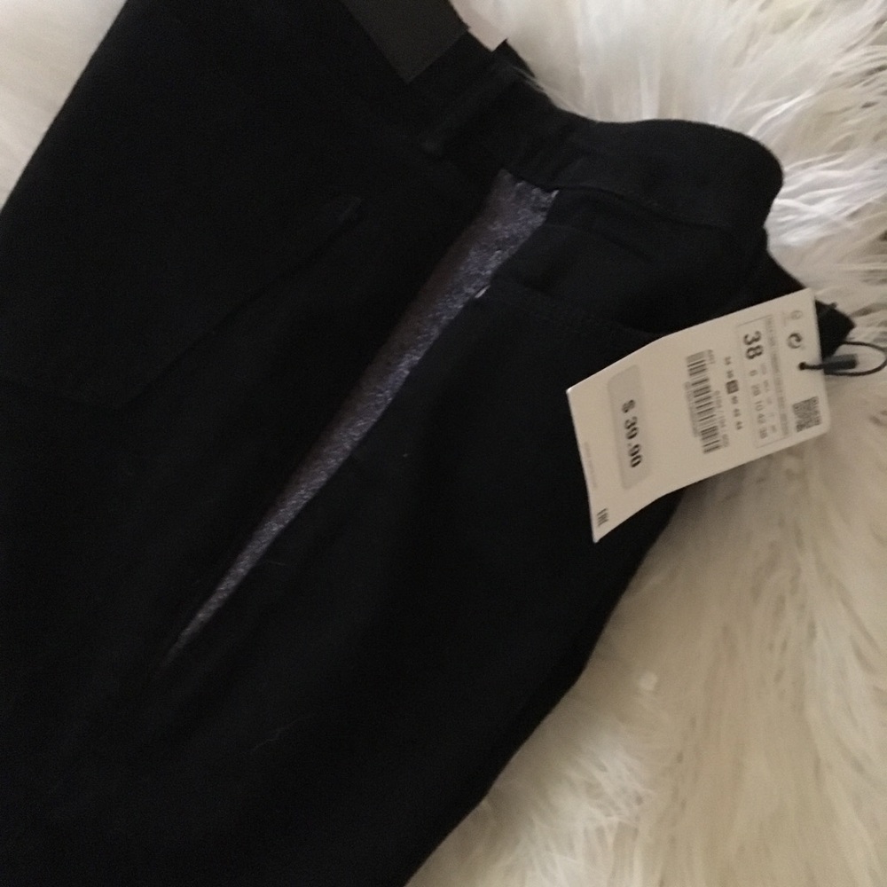 Zara mid rise skinny black jean